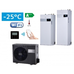 Midea M-THERMAL ARCTIC 14 kW su integruotu 240 L boileriu oras-vanduo šilumos siurblys 